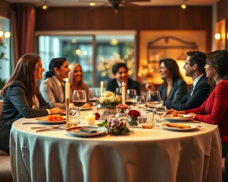 Waarom voelt een ronde tafel gezelliger?