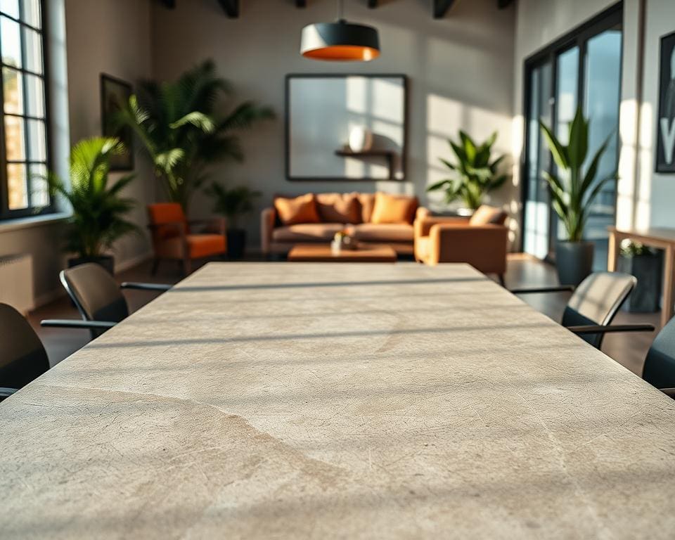 Waarom werkt een betonnen tafel zo stoer in je interieur?