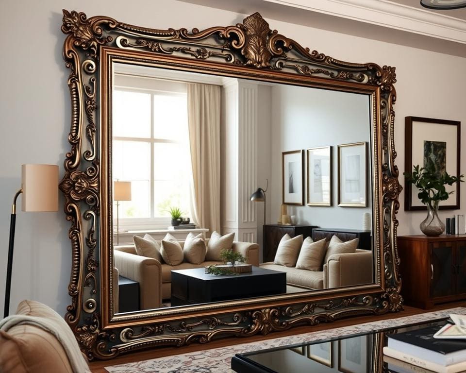 Waarom werkt een grote spiegel ruimtelijker?