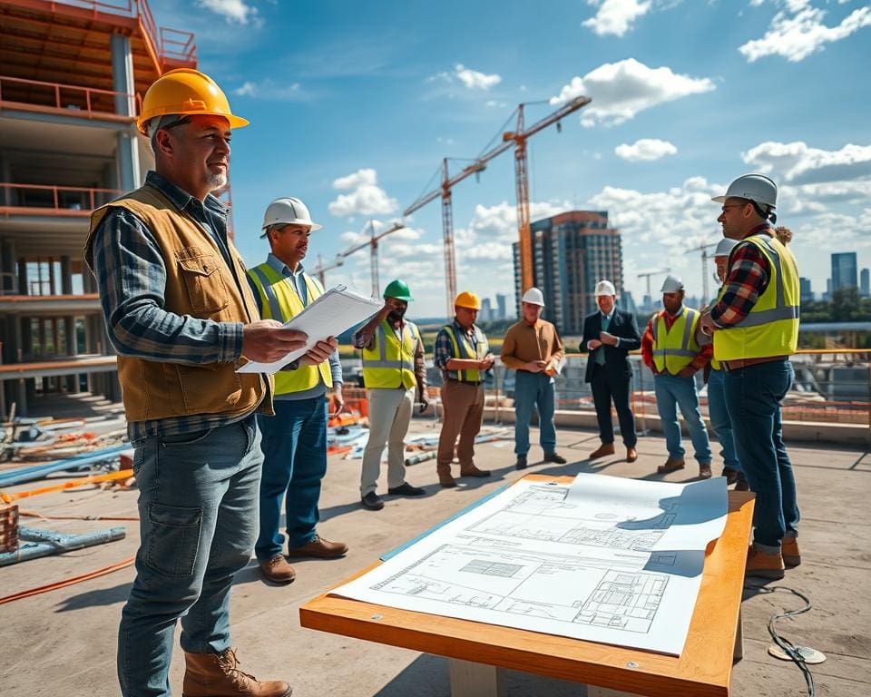 Wat doet een projectleider op de bouwplaats?