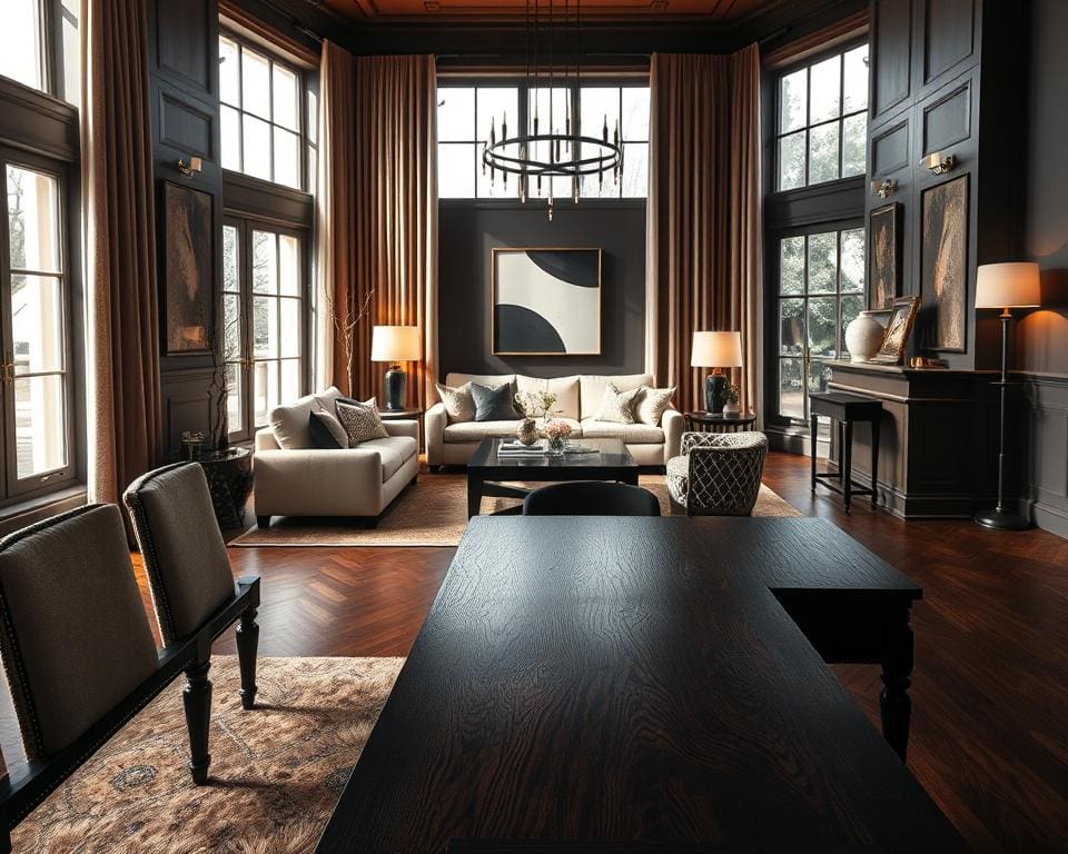 Wat maakt donkere tafels chic en warm tegelijk?