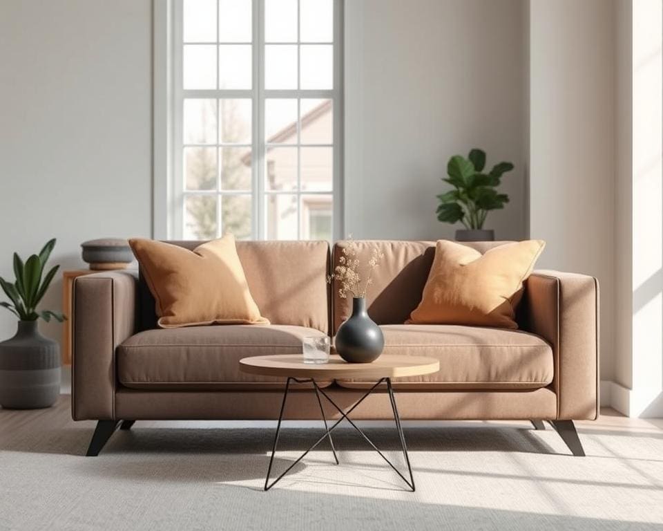 Wat maakt een bank geschikt voor kleine ruimtes?