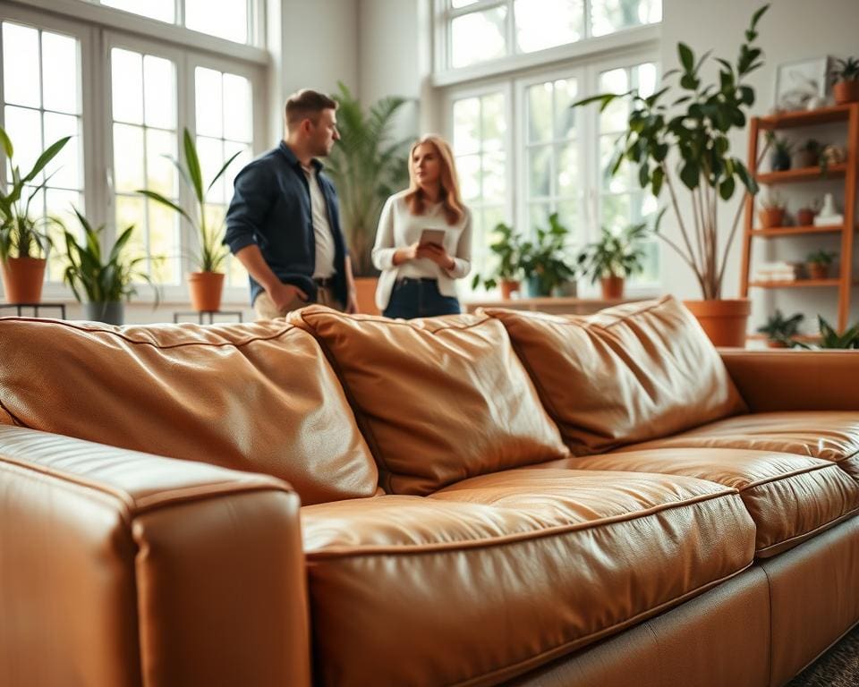 Wat maakt een leren bank duurzaam?