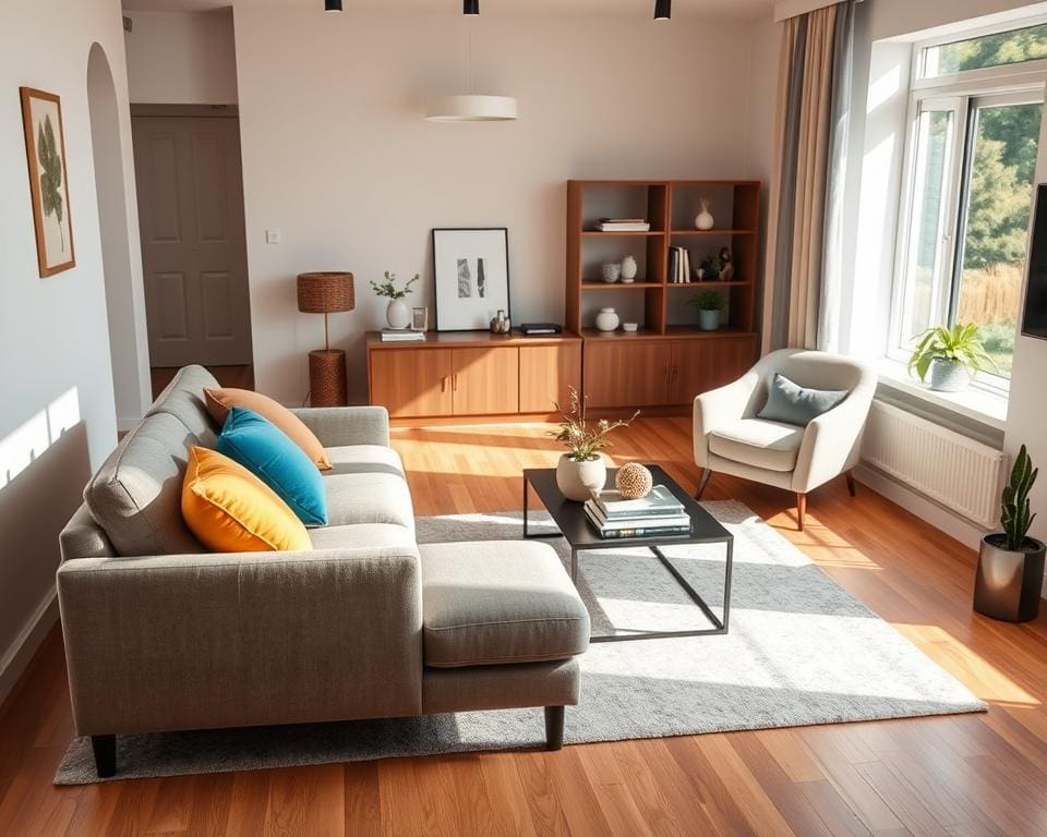 Welke bank past het best in een kleine woonkamer?