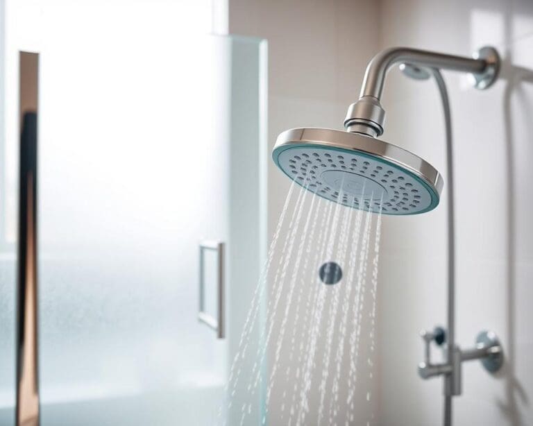 Welke douchekop bespaart water zonder comfortverlies?