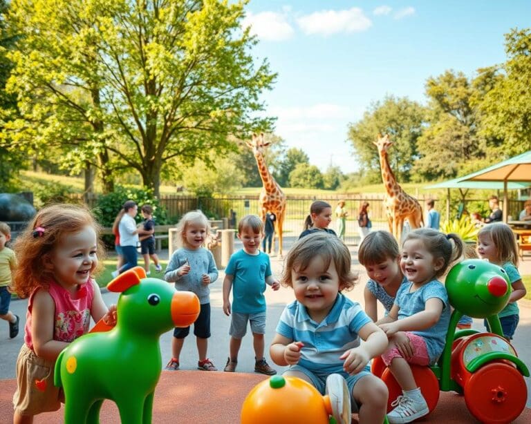 Wat maakt Dierenpark Amersfoort geschikt voor jonge kinderen?