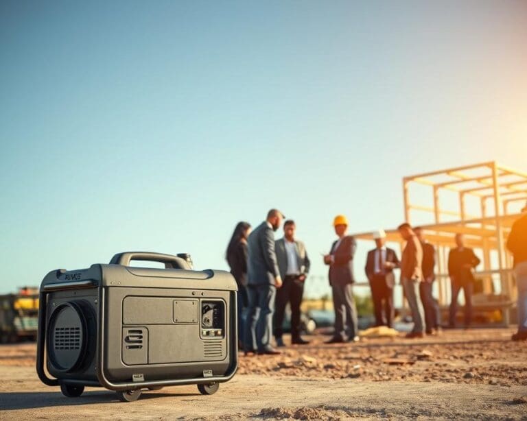 Hoe helpt een aggregaat bij stroom op locatie?