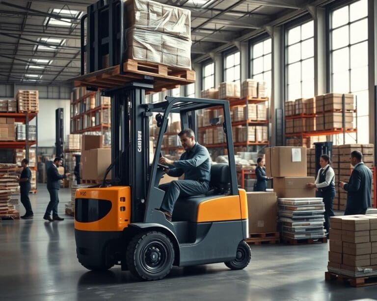 Hoe helpt een heftruck bij laden en lossen?