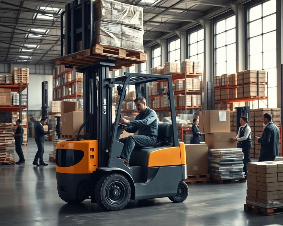 Hoe helpt een heftruck bij laden en lossen?