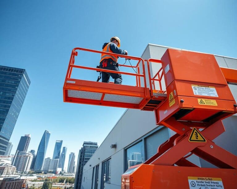 Hoe ondersteunt een hoogwerker veilig werken op hoogte?