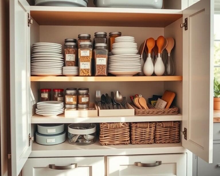 Hoe organiseer je keukenkastjes efficiënt?