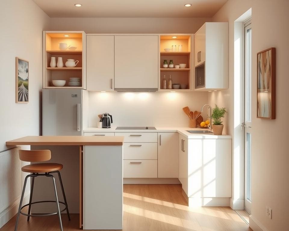 Hoe richt je een kleine keuken slim in?