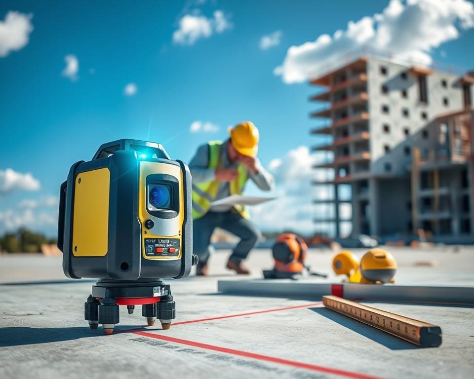 Hoe werkt een bouwlaser bij nauwkeurig uitzetten?