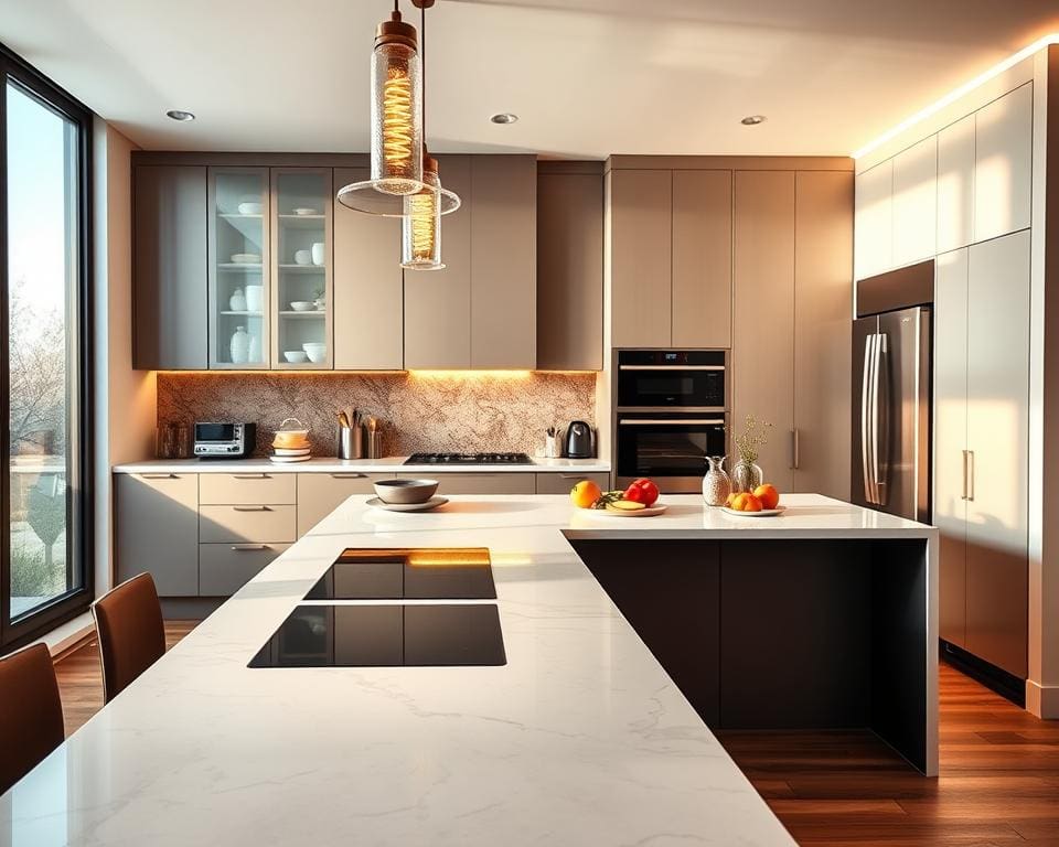 Moderne keukens met kookeiland