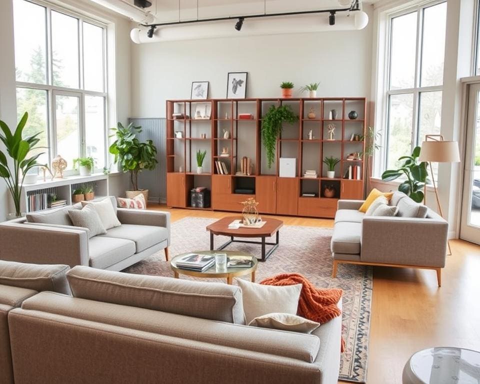 Modulaire meubels voor flexibele woonruimtes