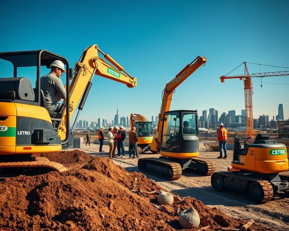 Waarom investeren aannemers in elektrische bouwmachines?