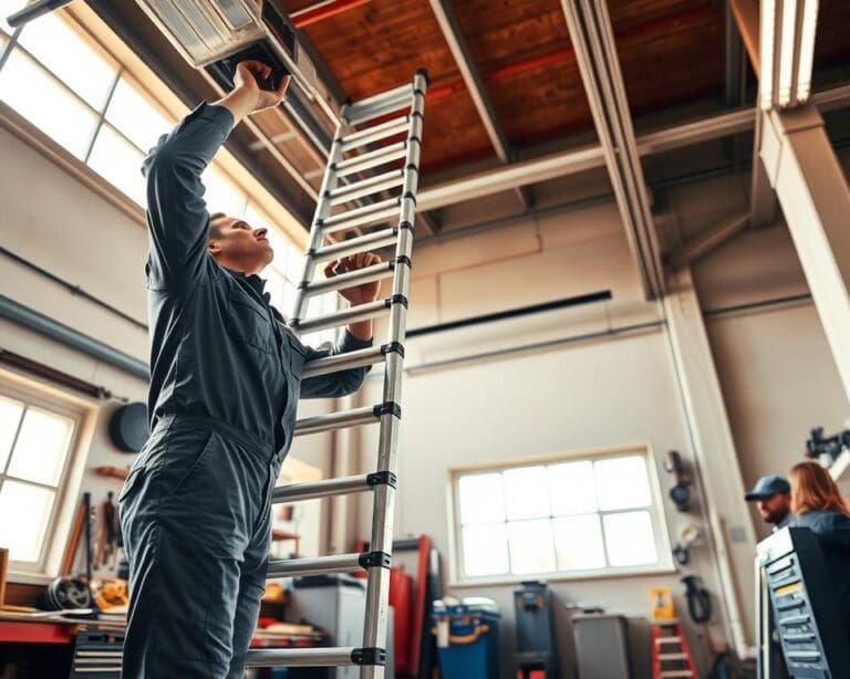 Waarom kiezen monteurs voor een telescopische ladder?