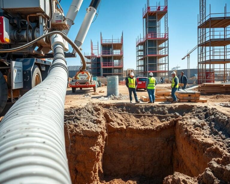 Wat maakt een betonpomp essentieel bij funderingen?