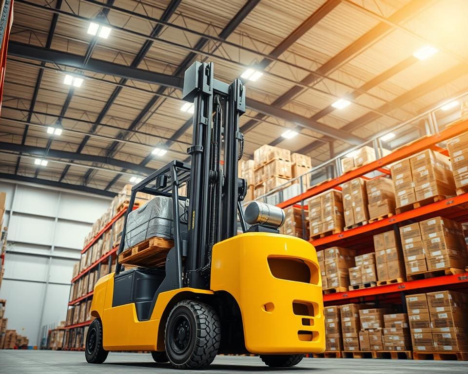 Wat maakt een vorkheftruck geschikt voor magazijnen?