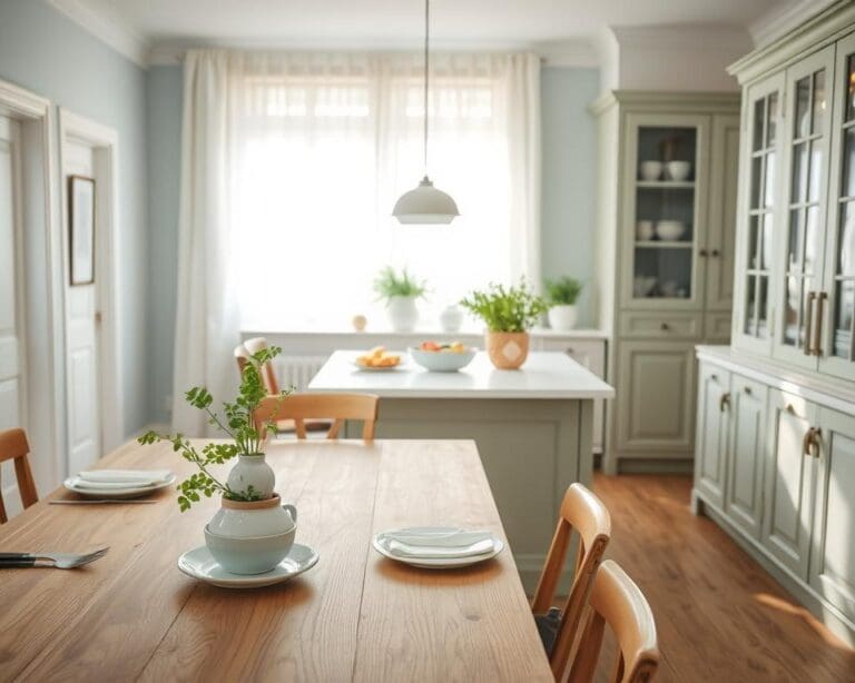 Welke kleuren zorgen voor rust in de keuken?