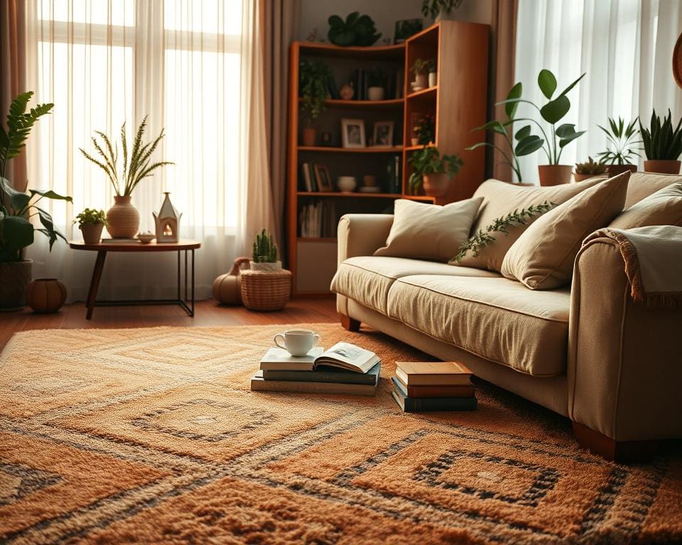 Hoe kies je een vloerkleed dat je woonkamer warmer maakt?