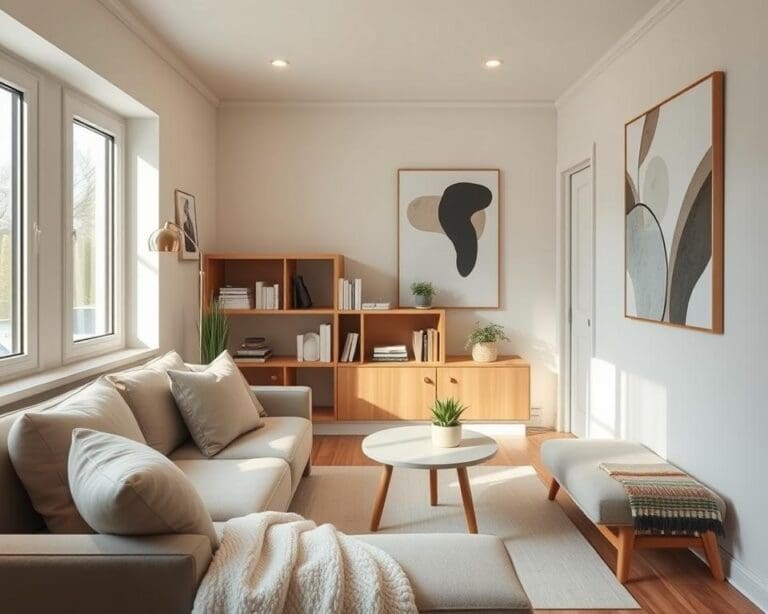 kleine woonkamer inrichten