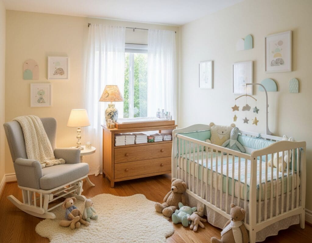 babykamer inrichten