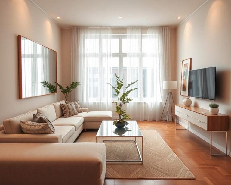 kleine woonkamer groter maken
