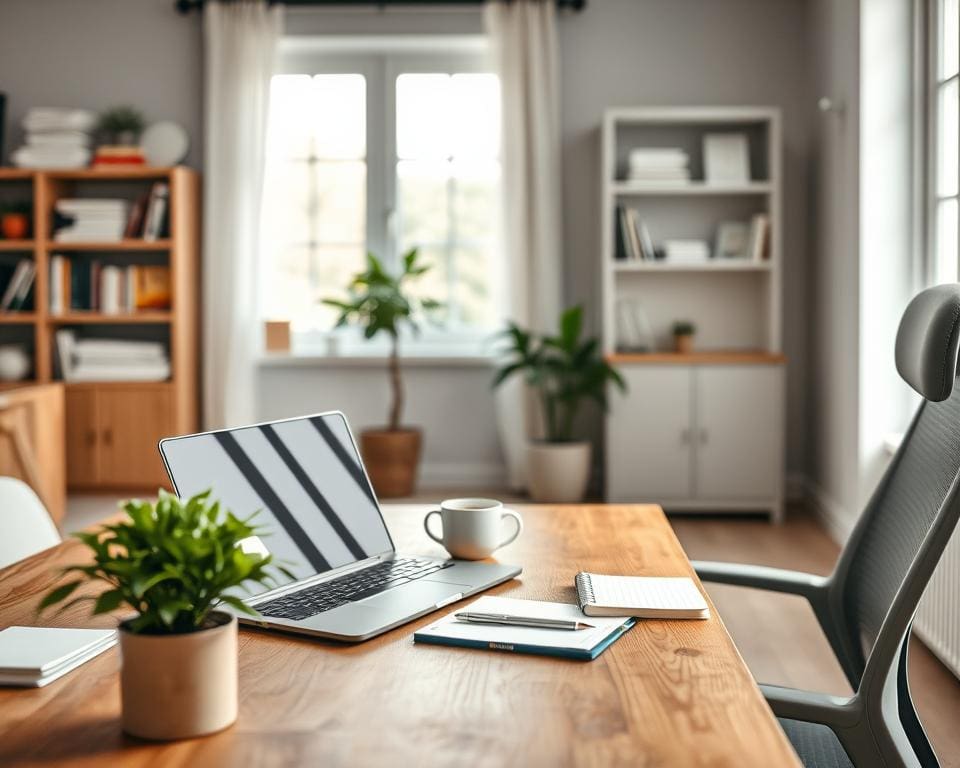 thuiswerkplek in huis