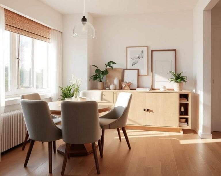 compacte eetkamer