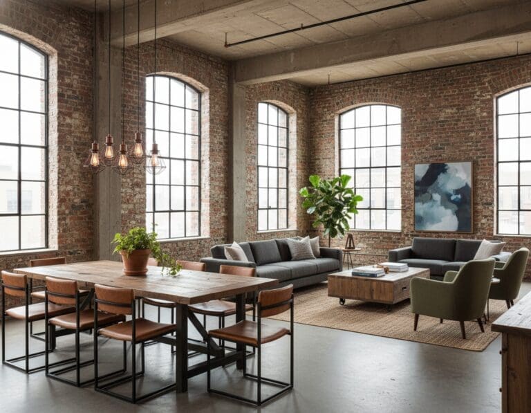 industrieel interieur meubels