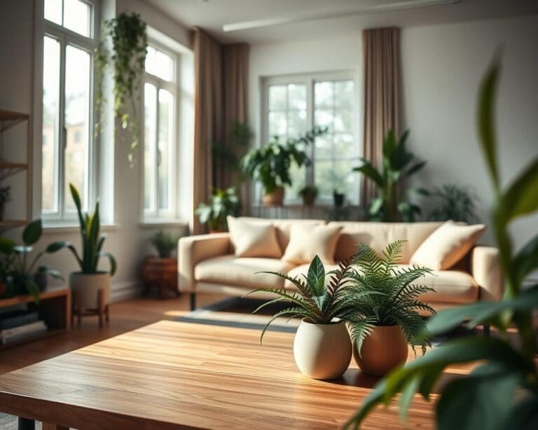 planten minimalistisch appartement