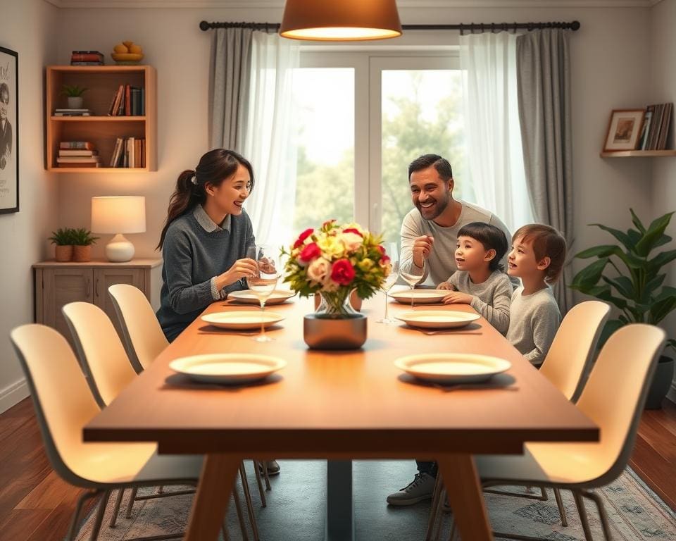 eettafel gezin