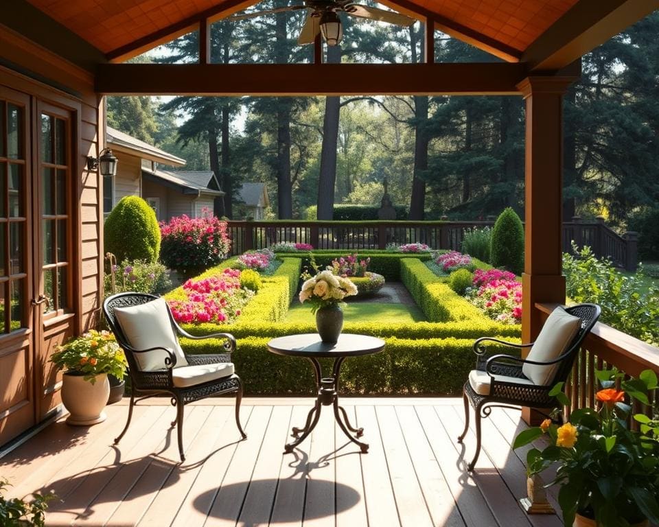 veranda tuin