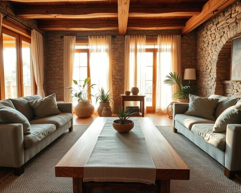 natuurlijke materialen interieur