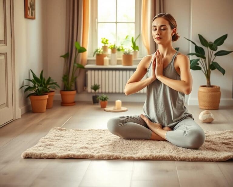 yoga hoek thuis