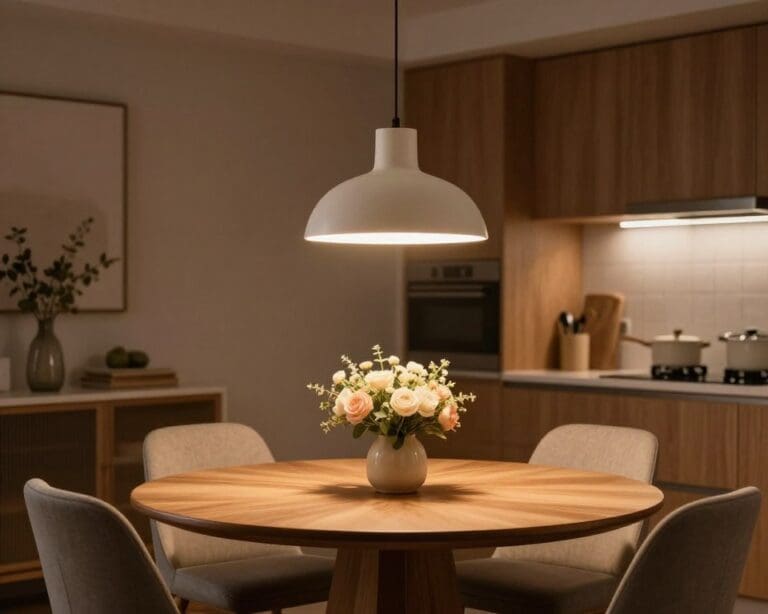 lamp boven eettafel