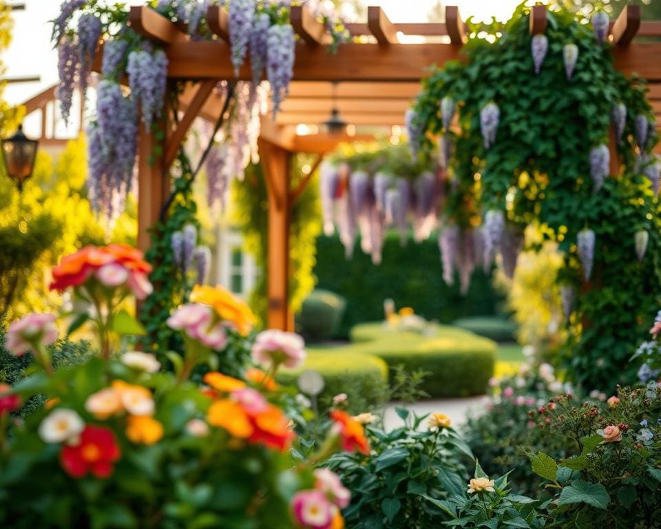 pergola klimplanten