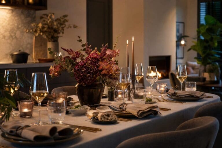 Hoe geef je een etentje thuis een luxe uitstraling?